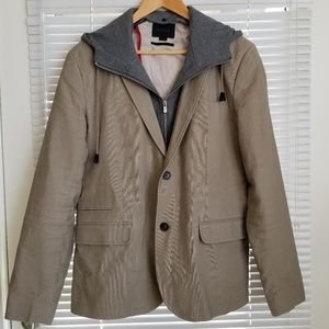 Jack & Jones blazer with detachable hood